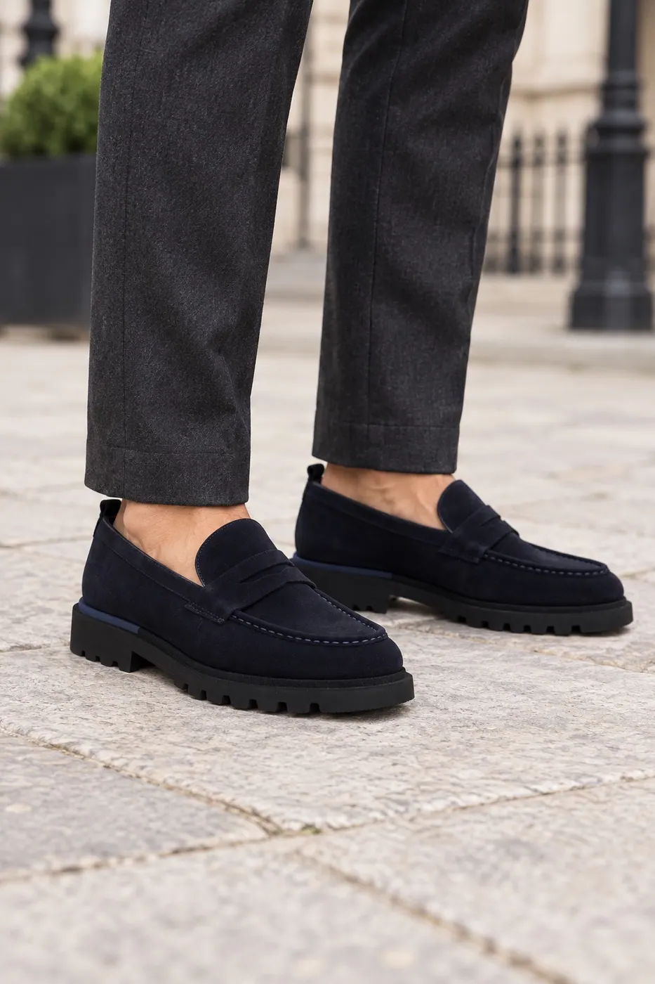 Torento 1517 Loafer Lacivert Suede