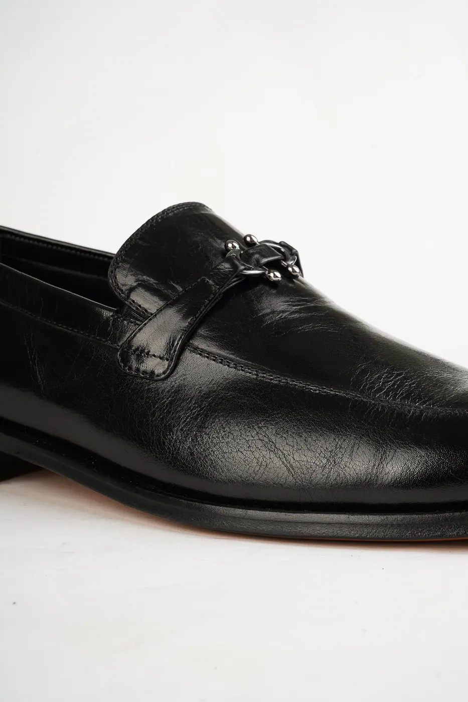 Torento Metal Aksesuarlı Loafer Siyah görsel 5