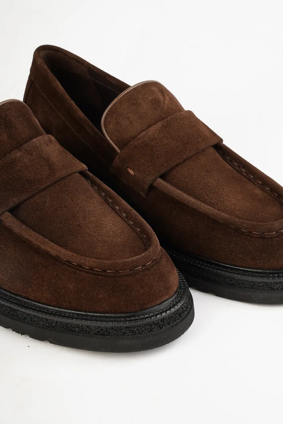 Torento 1811 Loafer Kahve Suet görsel 6