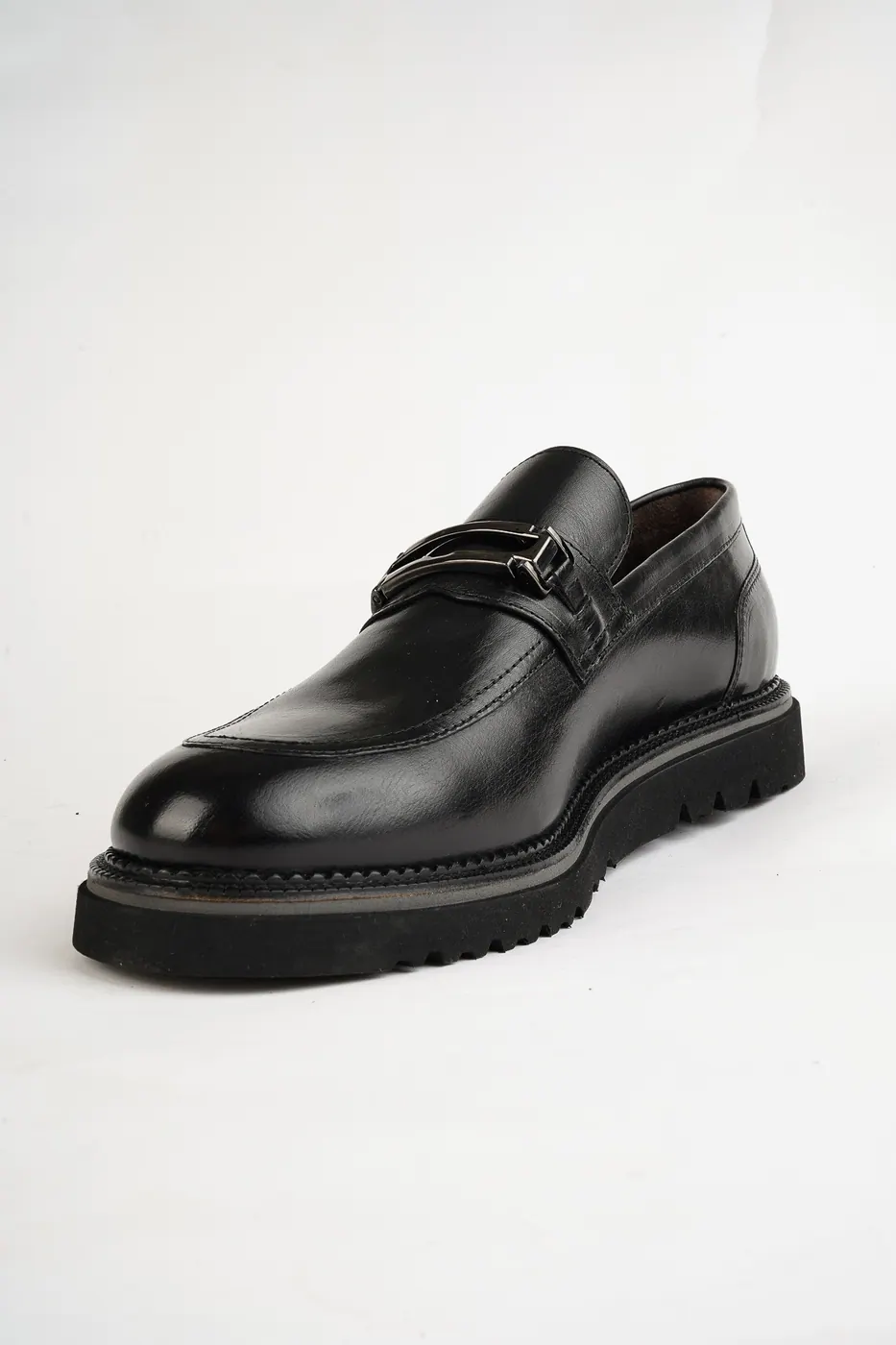 Torento Metal Aksesuarlı Loafer Siyah görsel 7
