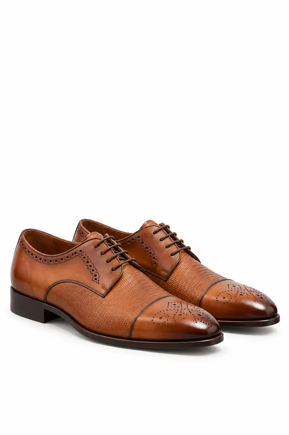 Torento 206 Brogue Derby Taba görsel 3