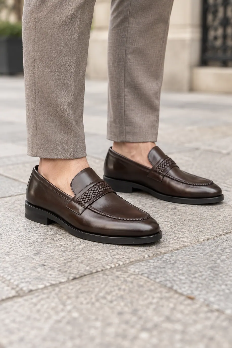 Torento GECICI-DSC01289 Klasik Loafer — Kahve