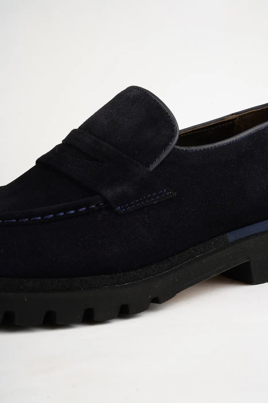 Torento 1517 Loafer Lacivert Suede görsel 5