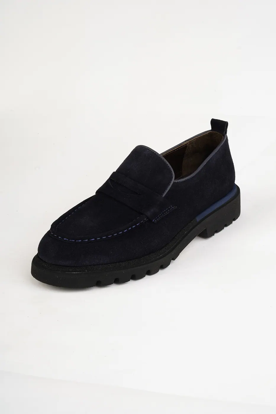 Torento 1517 Loafer Lacivert Suede görsel 4