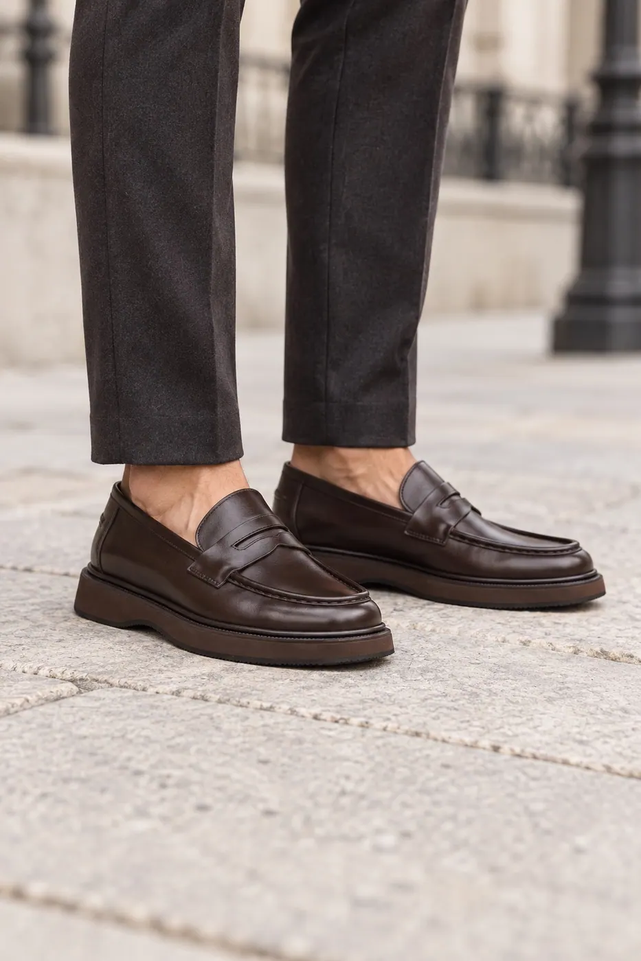 Torento 3236 Loafer Kahve Deri