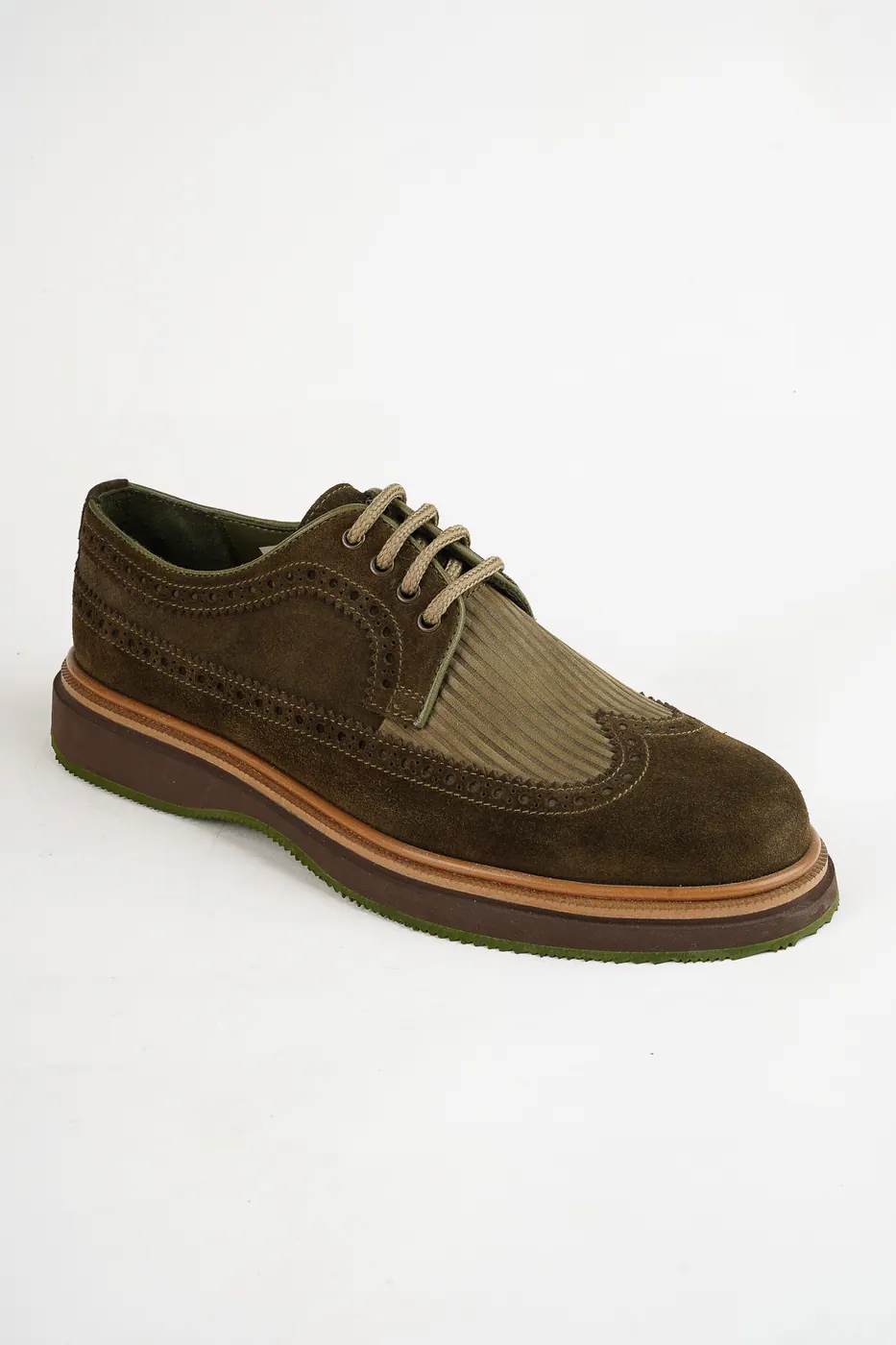 Torento Brogue Ayakkabı Haki görsel 5