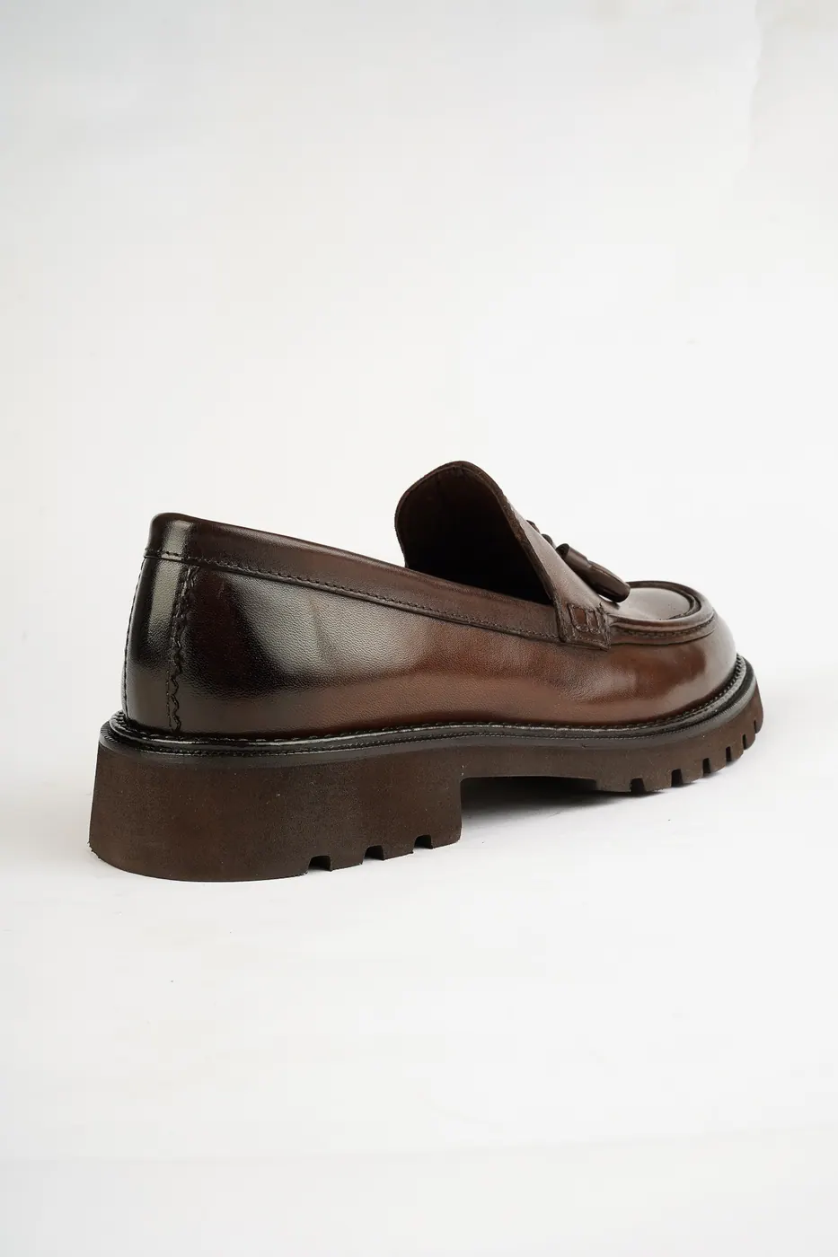 Torento Püsküllü Loafer Kahve görsel 8
