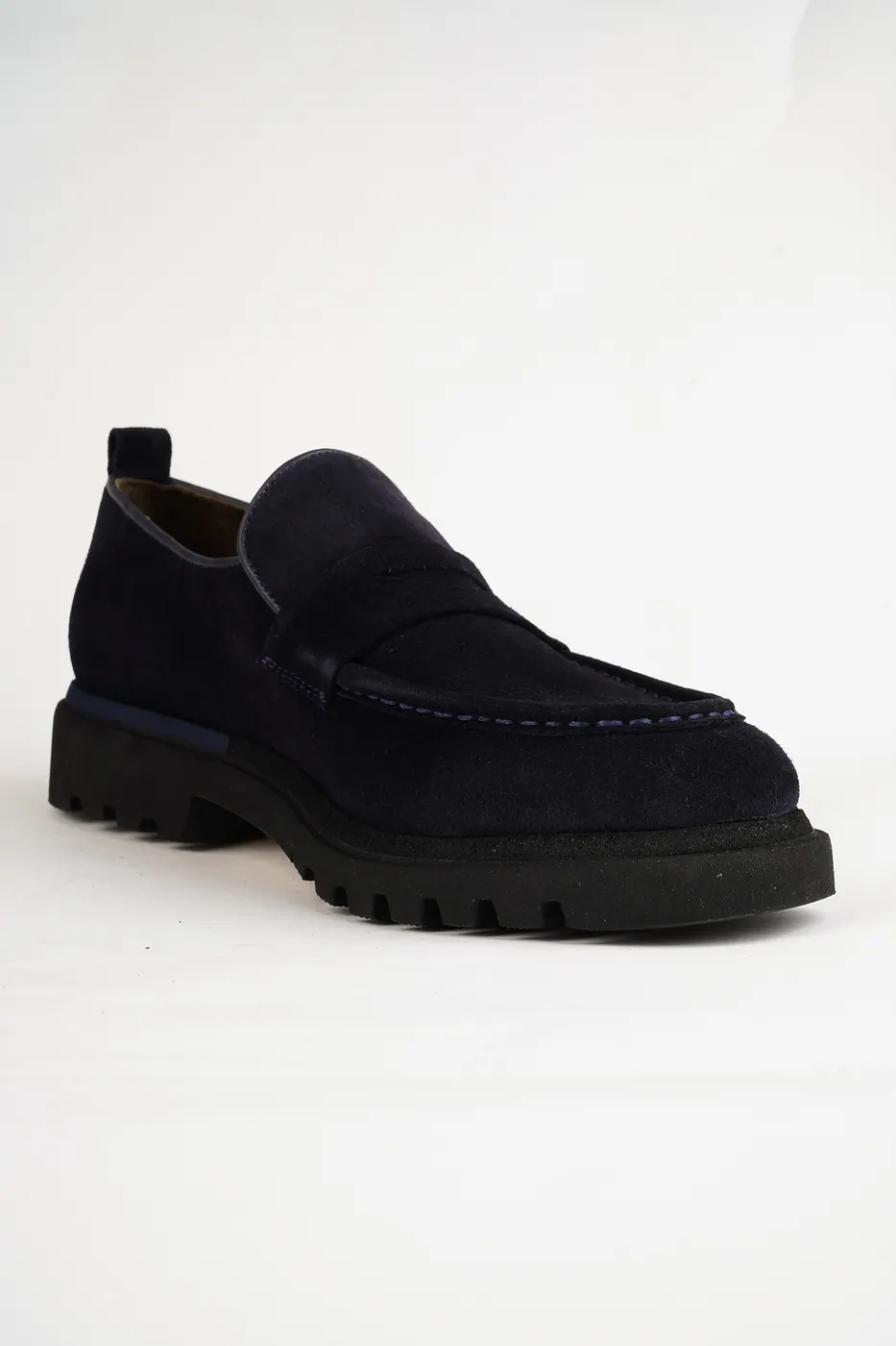 Torento 1517 Loafer Lacivert Suede görsel 7
