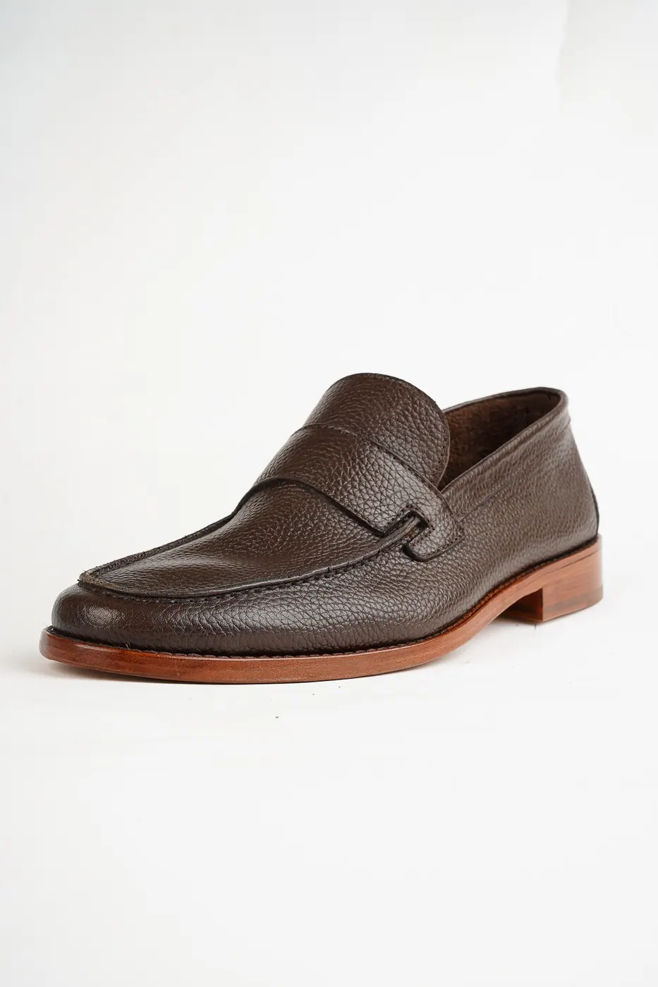 Torento D130-14 Klasik Loafer Kahve görsel 3