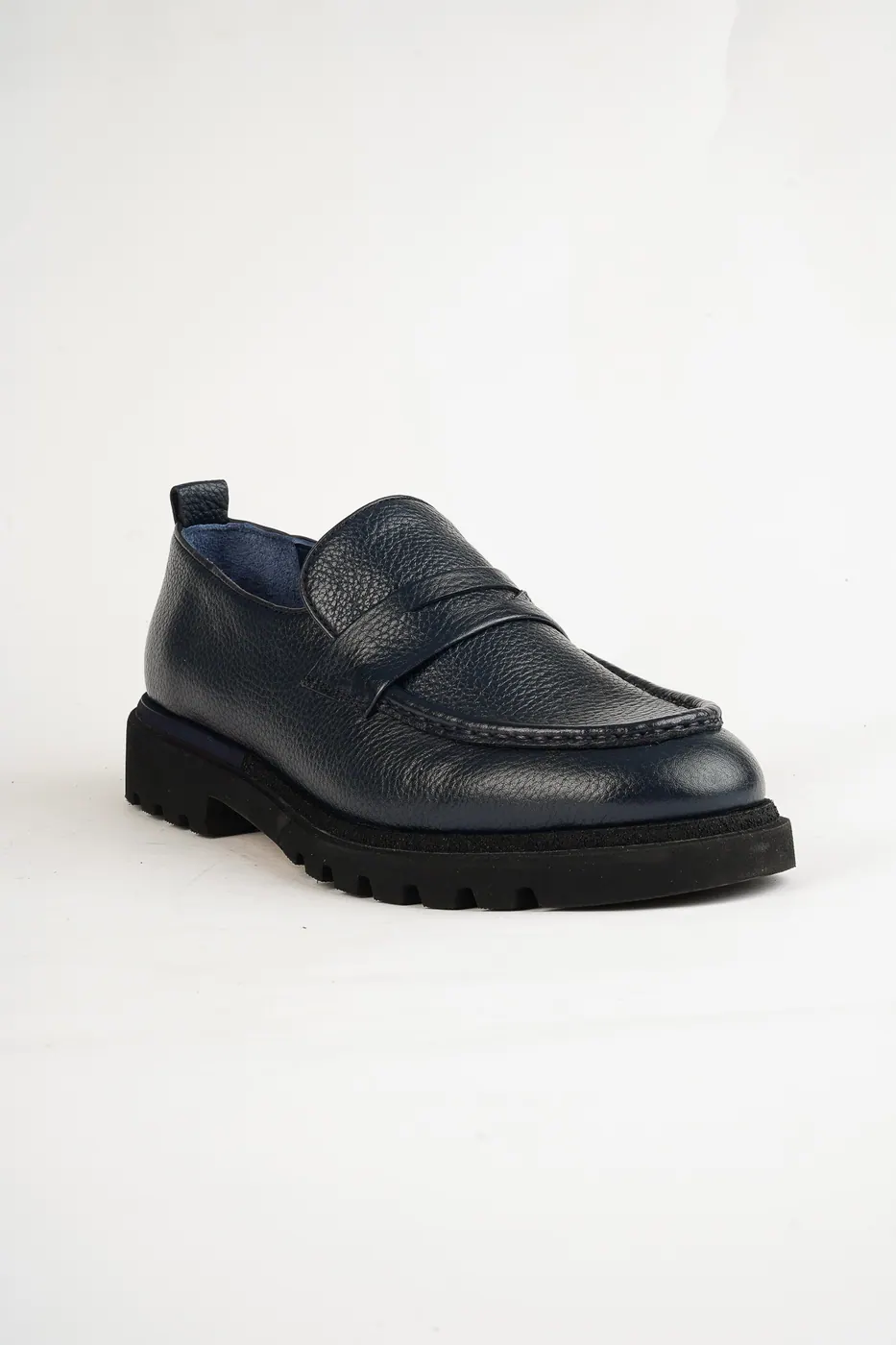 Torento 1517 Loafer Lacivert Deri görsel 3