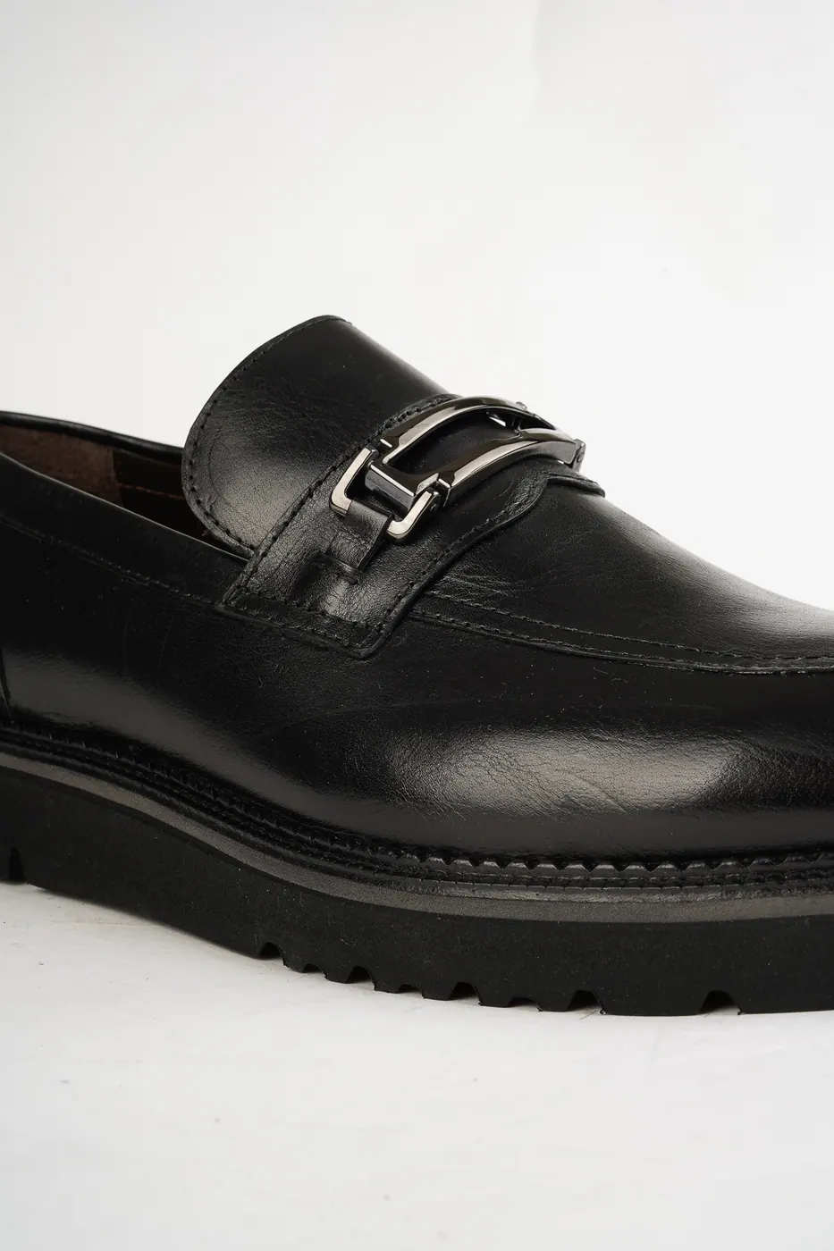 Torento Metal Aksesuarlı Loafer Siyah görsel 5