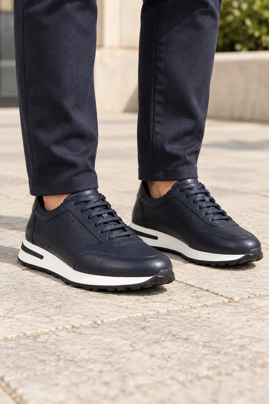 Torento Sneaker Siyah Deri