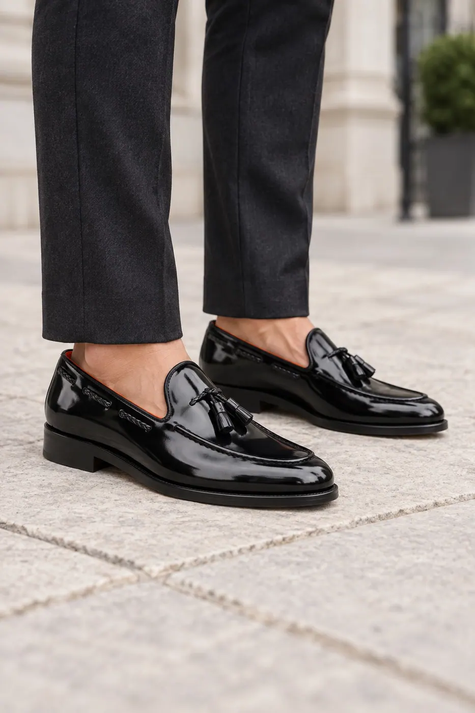Torento Püsküllü Loafer Siyah