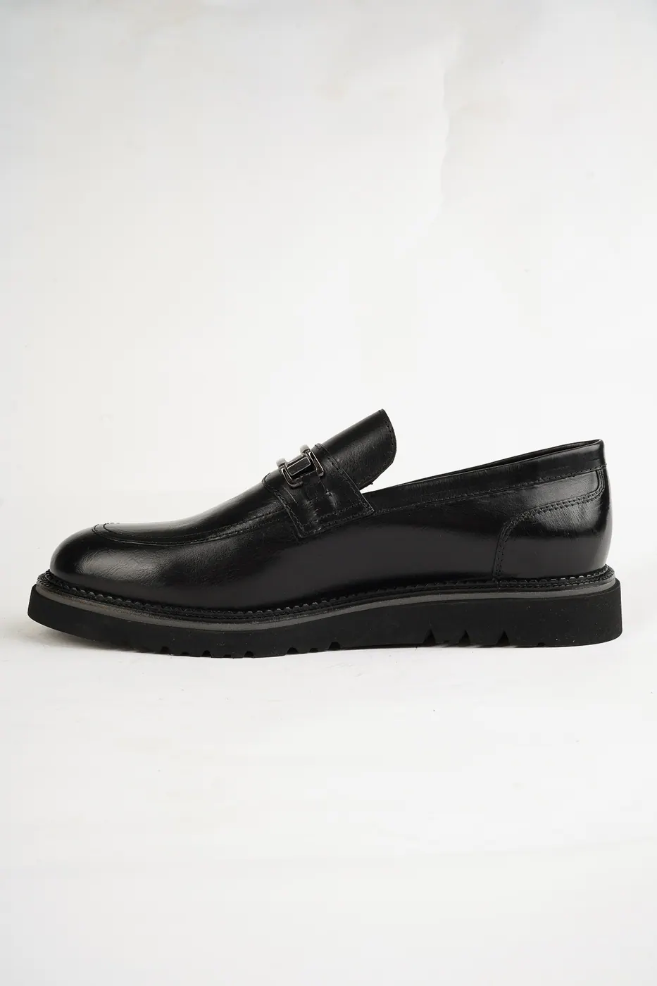 Torento Metal Aksesuarlı Loafer Siyah görsel 6