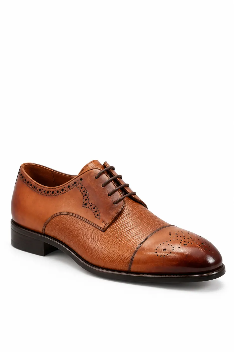 Torento 206 Brogue Derby Taba görsel 4