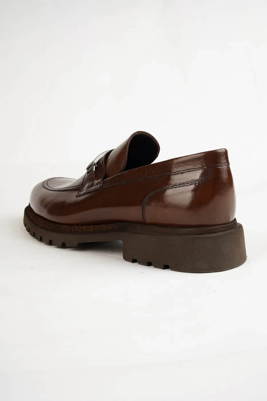 Torento Metal Aksesuarlı Loafer Kahve görsel 8