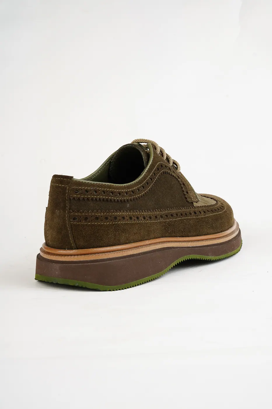 Torento Brogue Ayakkabı Haki görsel 7