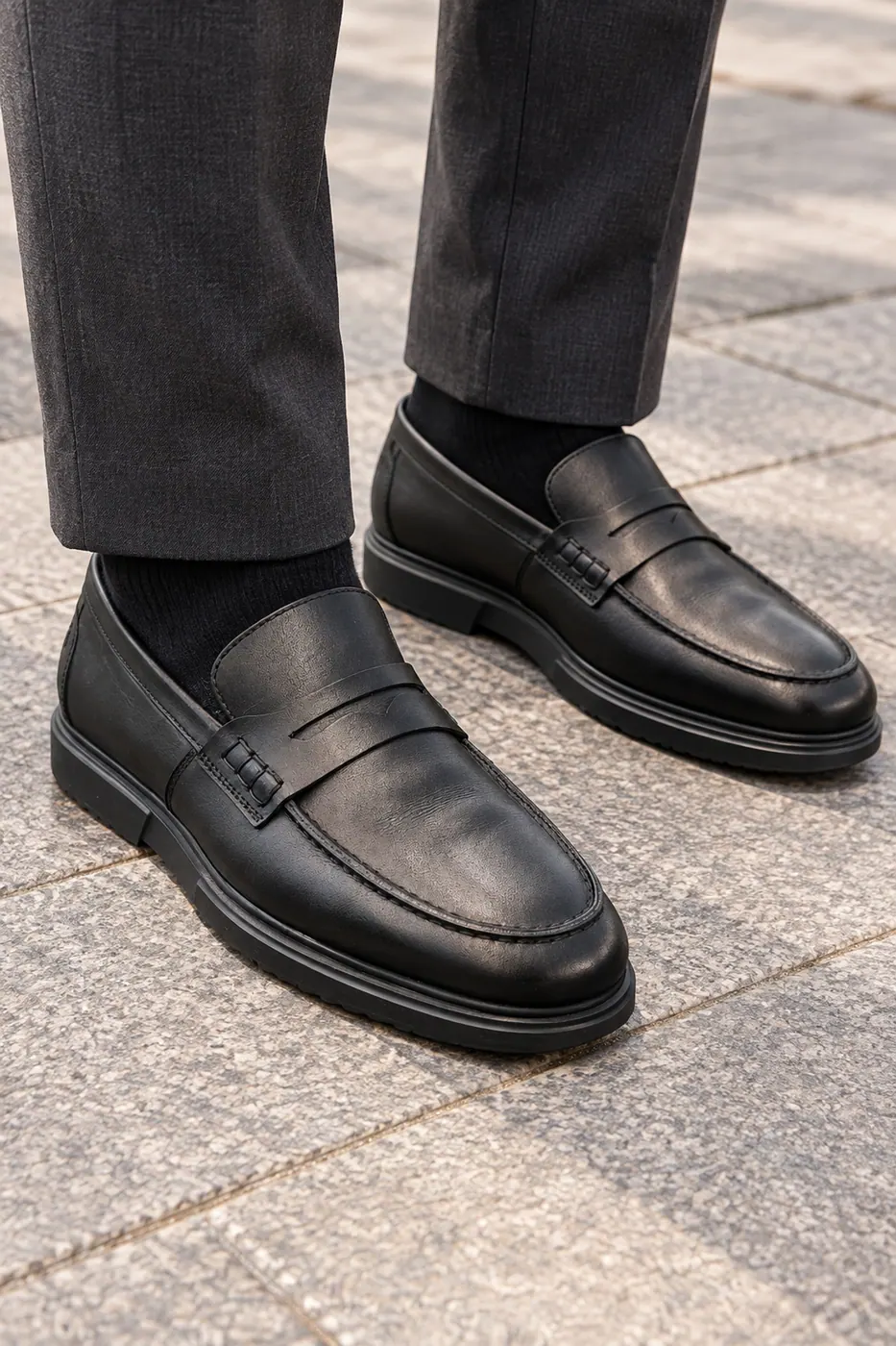 Torento 16 Penny Loafer — Siyah